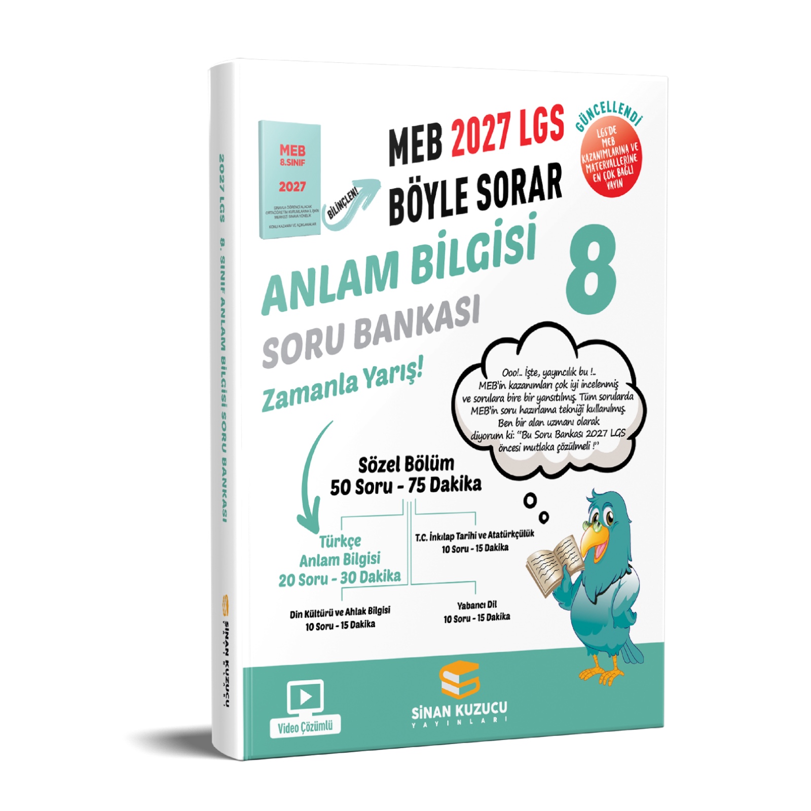 SİNAN KUZUCU 8. Sınıf 2027 Lgs Meb Böyle Sorar ANLAM BİLGİSİ Soru Bankası Video Çözümlü